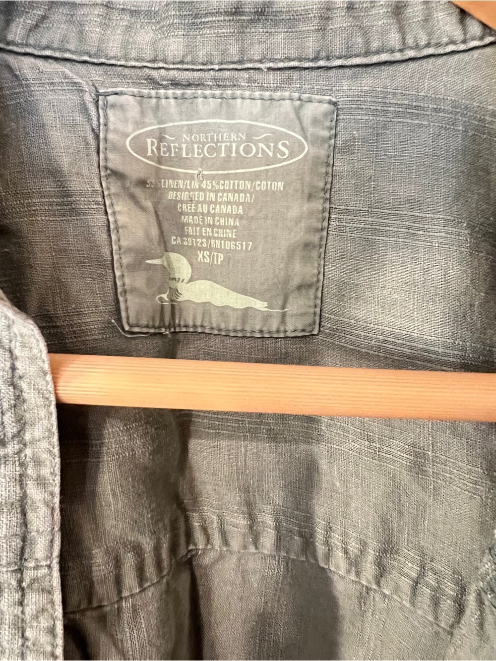 Northern Reflections Olive Utility Button-Up Shirt - Picture 3 of 3
